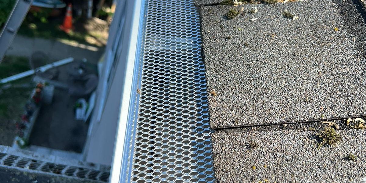 Gutter maintenance Long Island – technician cleaning residential gutters